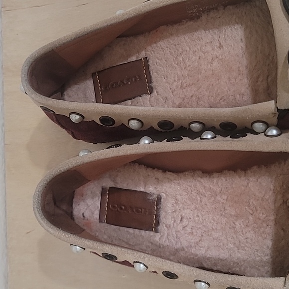 ๐ฅ COACH SUEDE ROCCASIN SLIP-ON - Picture 9 of 14